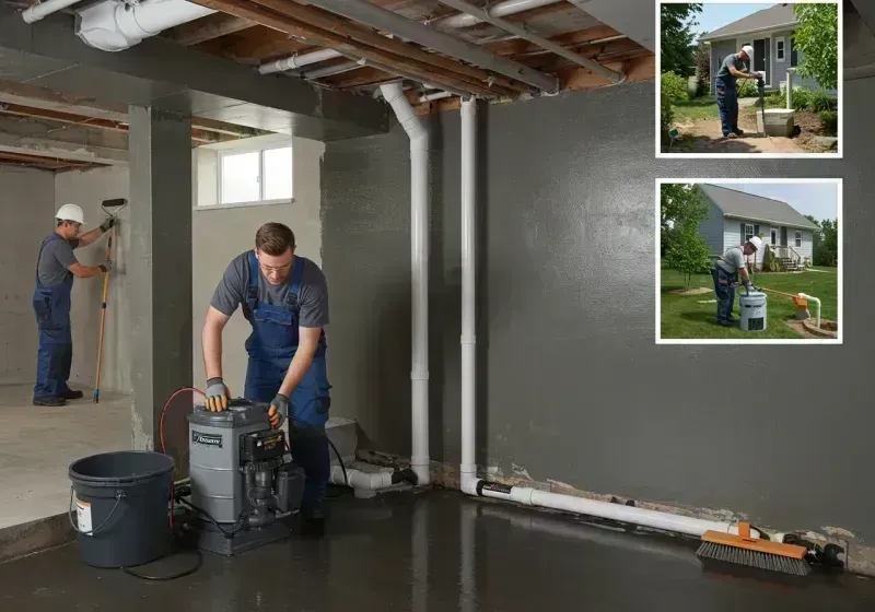 Basement Waterproofing and Flood Prevention process in Mound City, IL